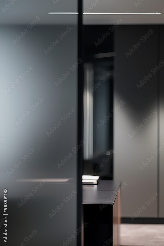 Blurred view of modern comfortable office interior Blurred view of modern comfortable office interior