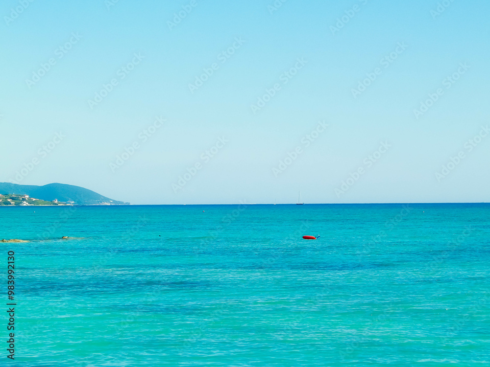 Tyrrhenian sea in Vada, Tuscany, Italy. Tyrrhenian sea in Vada, Tuscany, Italy.