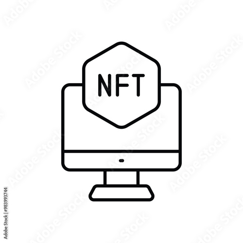 Nft Item vector icon