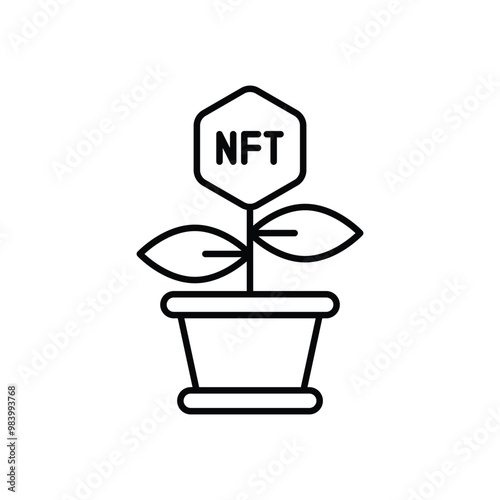 Nft Investment vector icon