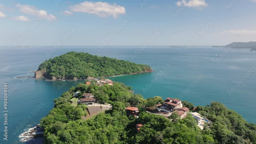 Experience the stunning aerial view of Santa Cruz, Costa Rica, showcasing its lush greenery and serene coastline, perfect for nature lovers and adventurous travelers alike Experience the stunning aerial view of Santa Cruz, Costa Rica, showcasing its lush greenery and serene coastline, perfect for nature lovers and adventurous travelers alike