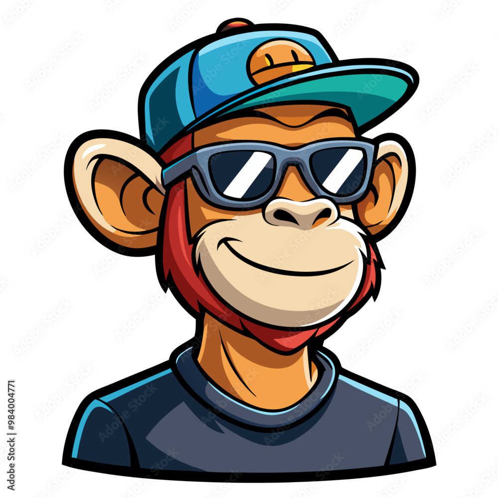 Cartoon Monkey Character Head Portrait in Avatar Style
Cartoon Monkey Character Head Portrait in Avatar Style