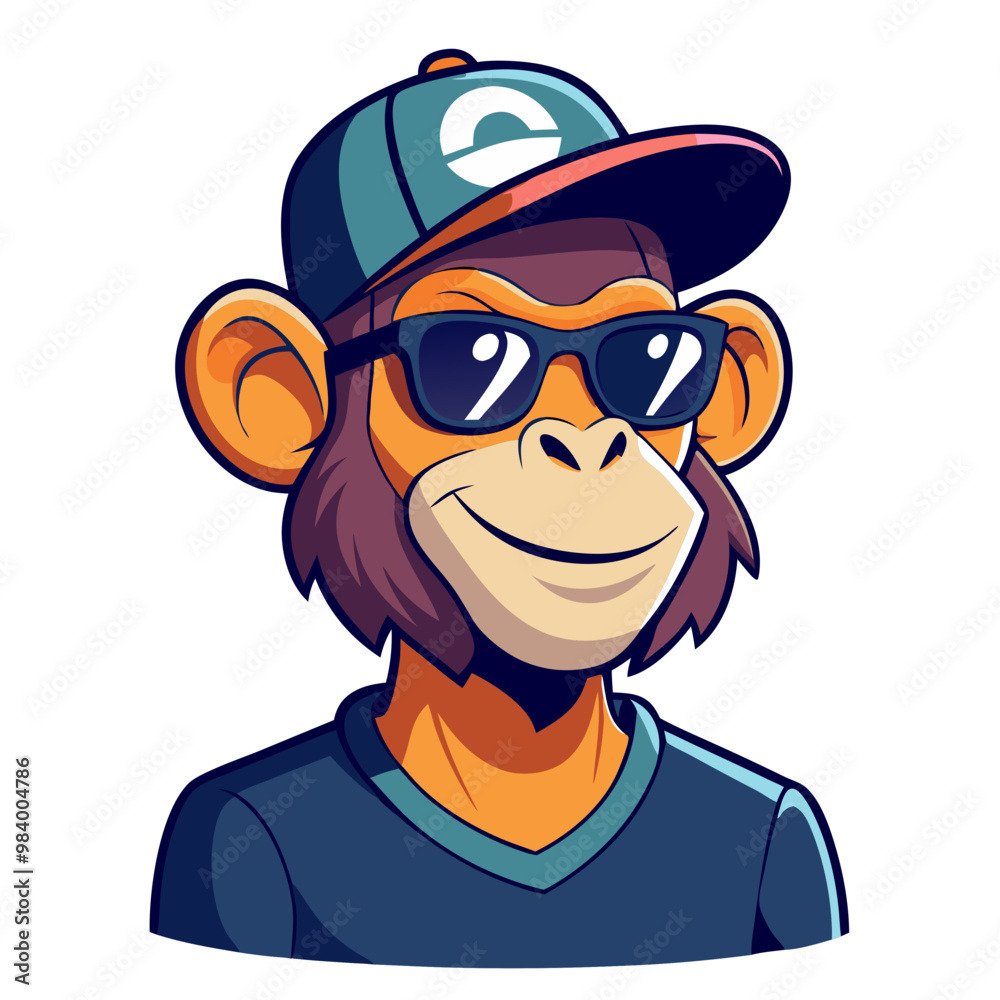 Cartoon Monkey Character Head Portrait in Avatar Style
Cartoon Monkey Character Head Portrait in Avatar Style