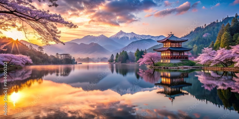 Fototapeta premium Clear details highlighted with high-quality capture and gentle atmosphere evoking serenity