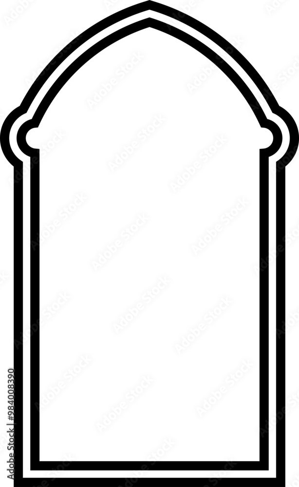 Islamic Frame Outline Islamic Frame Outline