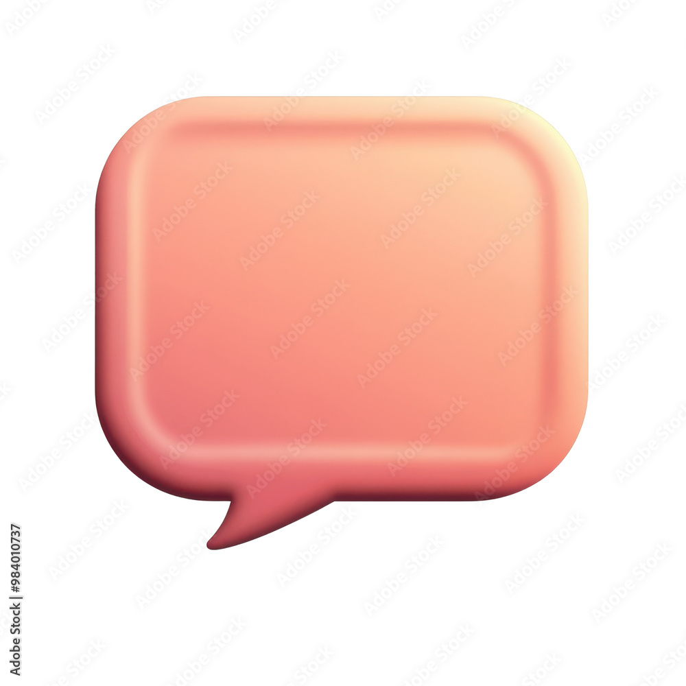 Speech bubble graphic, pink color, white isolated background. Speech bubble graphic, pink color, white isolated background.