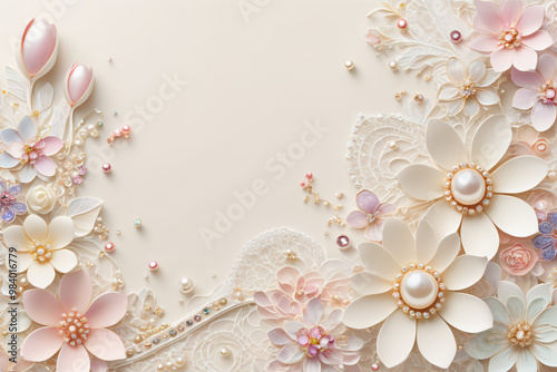 background with flowers