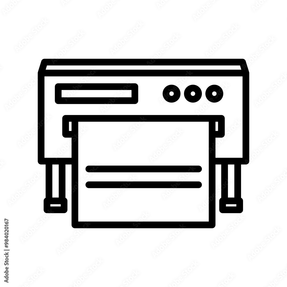 Printer line icon. Printer icon. Printer icon isolated on white background. Transparent background, minimalist symbol. Vector images Printer line icon. Printer icon. Printer icon isolated on white background. Transparent background, minimalist symbol. Vector images