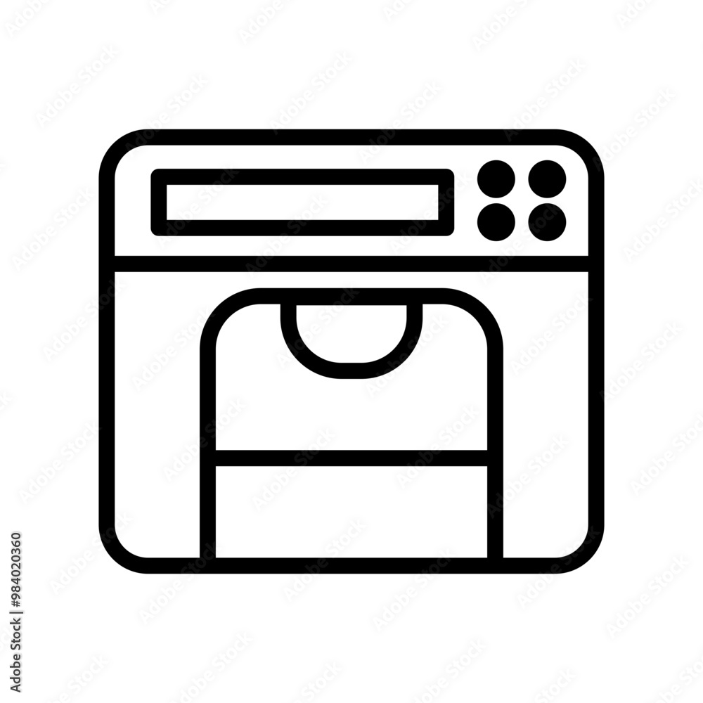 Printer line icon. Printer icon. Printer icon isolated on white background. Transparent background, minimalist symbol. Vector images Printer line icon. Printer icon. Printer icon isolated on white background. Transparent background, minimalist symbol. Vector images