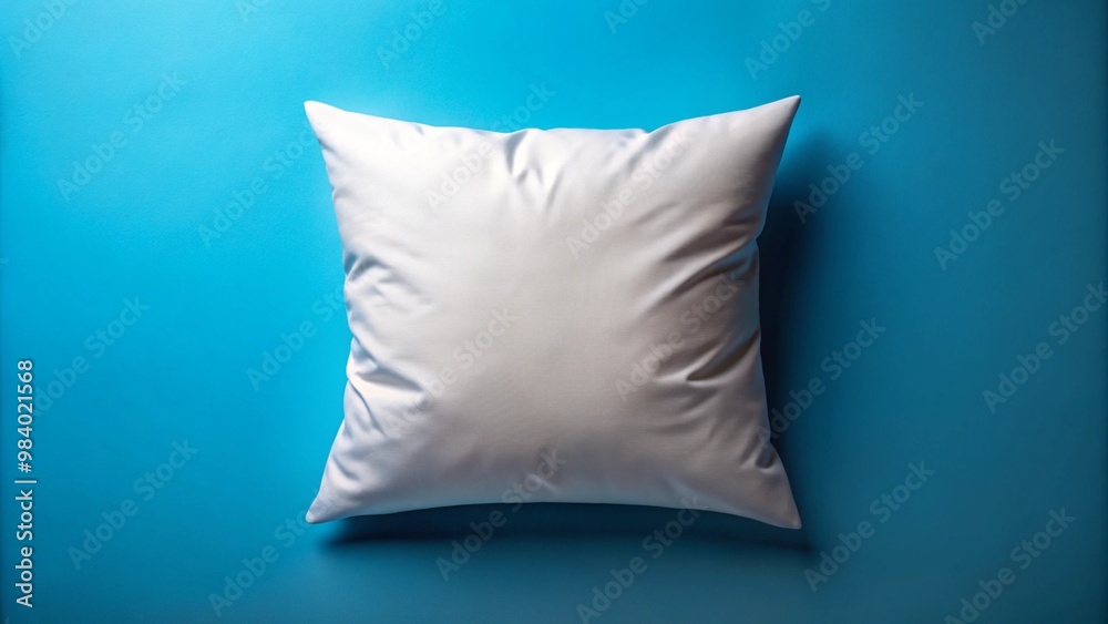 White pillow mockup cushion home fabric cotton bedroom design White pillow mockup cushion home fabric cotton bedroom design