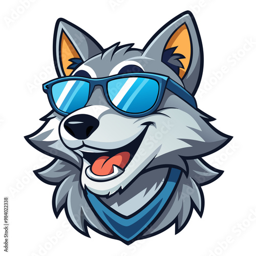 Wolf mascot Character 