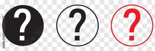 Comment question line icon set. faq line icon. question and answer pictogram. inquire bubble. ask or request sign. frequently asked questions icon for Ui designs. 