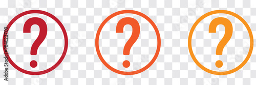 Comment question line icon set. faq line icon. question and answer pictogram. inquire bubble. ask or request sign. frequently asked questions icon for Ui designs. 