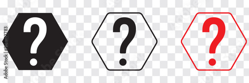 Comment question line icon set. faq line icon. question and answer pictogram. inquire bubble. ask or request sign. frequently asked questions icon for Ui designs. 