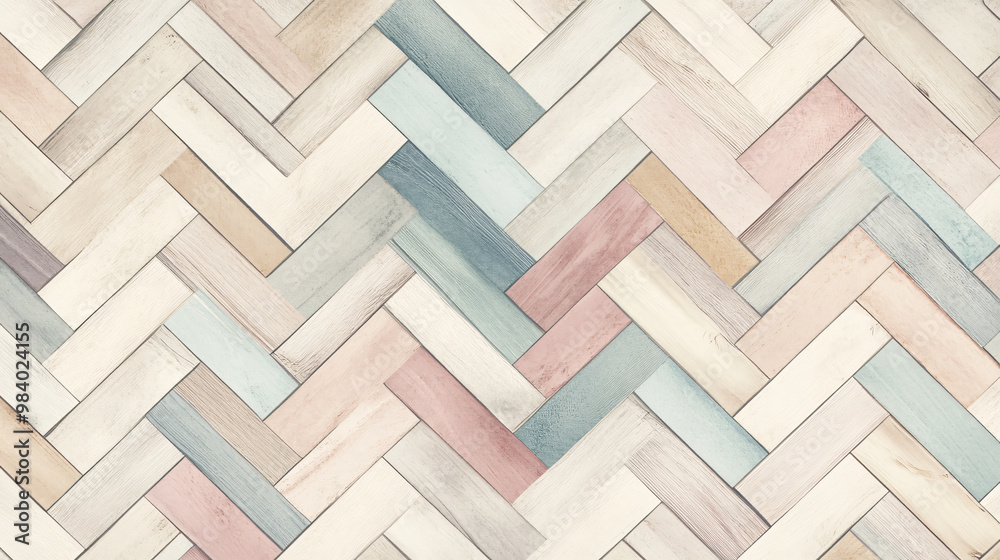 A visual of a subtle herringbone pattern with muted colors and fine lines.