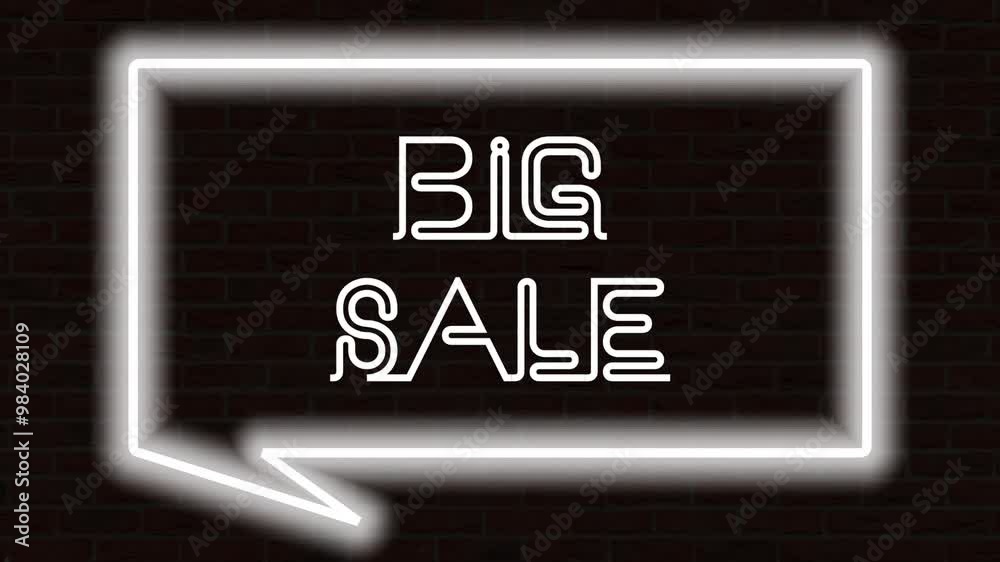 Neon text animation Neon text animation