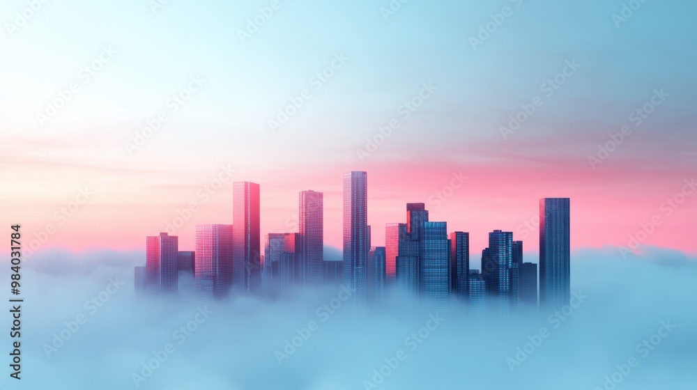 A panoramic view of a city skyline with data streams connecting buildings, emphasizing the interconnectedness of data networks in urban environments. A panoramic view of a city skyline with data streams connecting buildings, emphasizing the interconnectedness of data networks in urban environments.