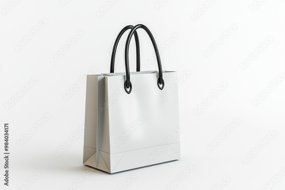 Simple Shopping Bag Mockup Isolated created with Generative AI Simple Shopping Bag Mockup Isolated created with Generative AI