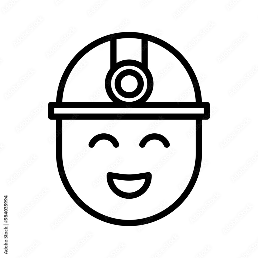 Miner line icon. Mining icon. Mining icon isolated on white background. Transparent background, minimalist symbol. Vector images Miner line icon. Mining icon. Mining icon isolated on white background. Transparent background, minimalist symbol. Vector images