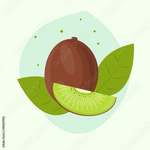 Kiwi organic and juicy 