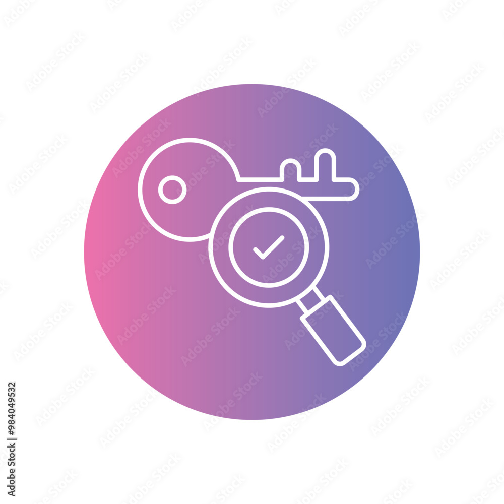 Keyword Research vector icon stock illustration Keyword Research vector icon stock illustration