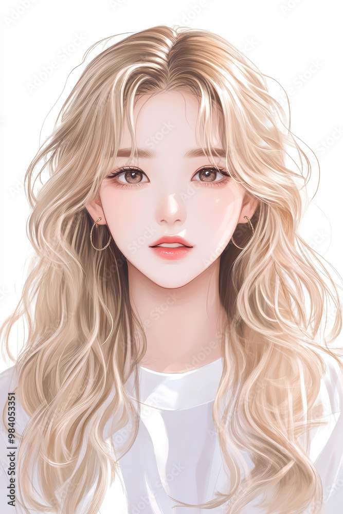 A captivating digital art piece featuring a kawaiiinspired portrait of a young idol with vivid colors and flawless detail. A captivating digital art piece featuring a kawaiiinspired portrait of a young idol with vivid colors and flawless detail.