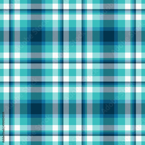 Plaid seamless pattern. Check fabric texture. Vector textile print.