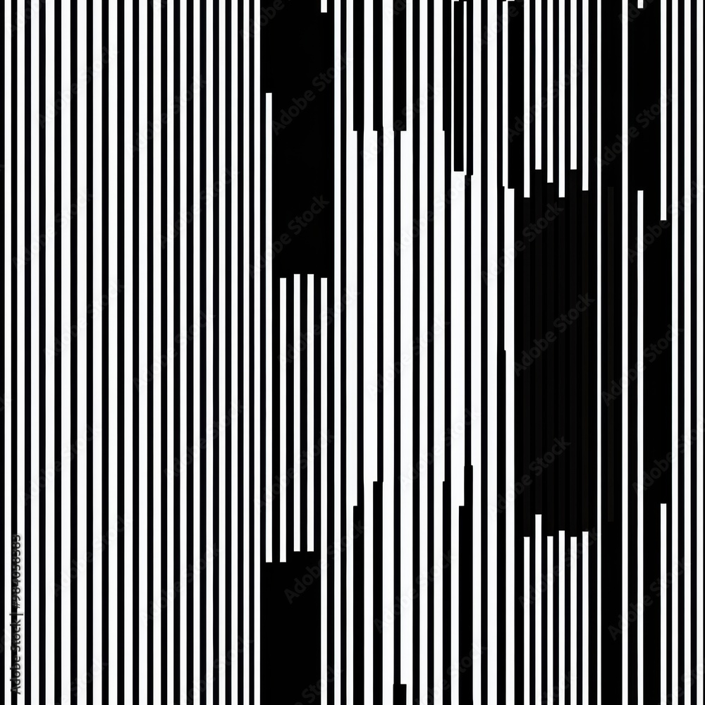 Abstract black and white vertical stripe pattern with minimalist geometry. High-contrast, seamless design is bold, modern, and chic, ideal for textiles, decor, or fashion backgrounds. Abstract black and white vertical stripe pattern with minimalist geometry. High-contrast, seamless design is bold, modern, and chic, ideal for textiles, decor, or fashion backgrounds.