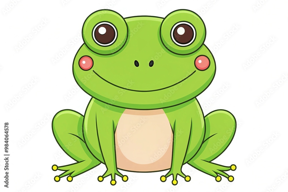 Colorful illustration of step-by-step guidance on drawing a cute and simple frog, featuring numbered outline shapes and basic facial features on a white background. Colorful illustration of step-by-step guidance on drawing a cute and simple frog, featuring numbered outline shapes and basic facial features on a white background.