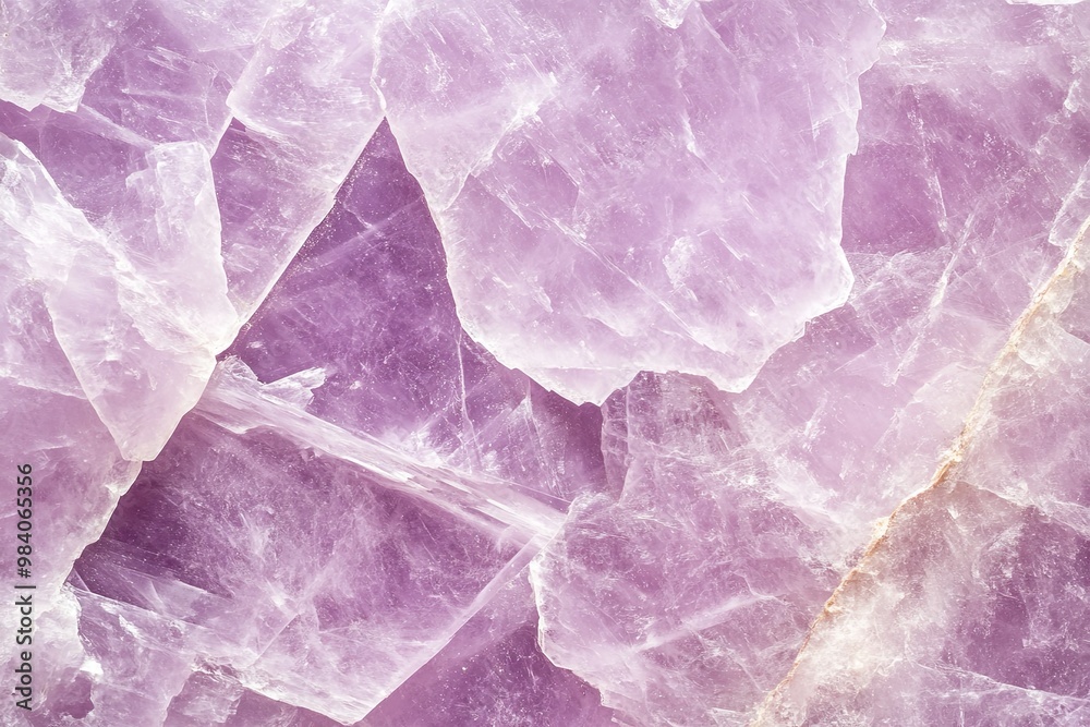 Obraz premium Soft Lilac Kunzite Gemstone Texture
