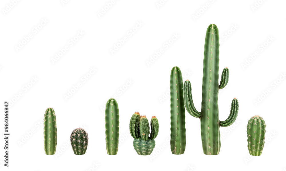 Cactus isolated on transparent background