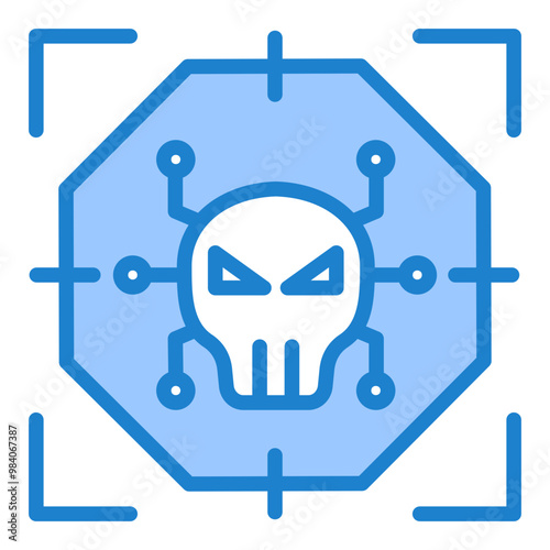 Cyber Threat Hunting Icon