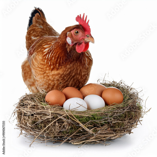 poulet, poule, oiseau, ferme, oeuf,  animal, nid, pondre, volaille, brun, coq, gazon, rouge, oeuf, empennage, agriculture, poussin, isolé, oiseau, vert, nature, bec, poulet, oeuf, empennage, blanc, pâ photo