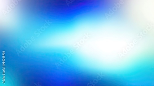 Bluured blue colorful gradient background with noise texture effects. Gradient mesh backdrop