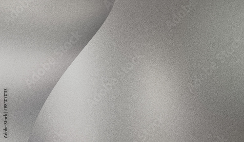 Εκτύπωση καμβά grainy metallic silver gradient grey abstract geometrical divided curve monochro