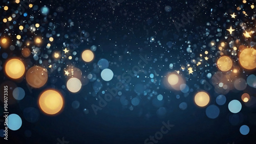 beep blue bokeh background photo