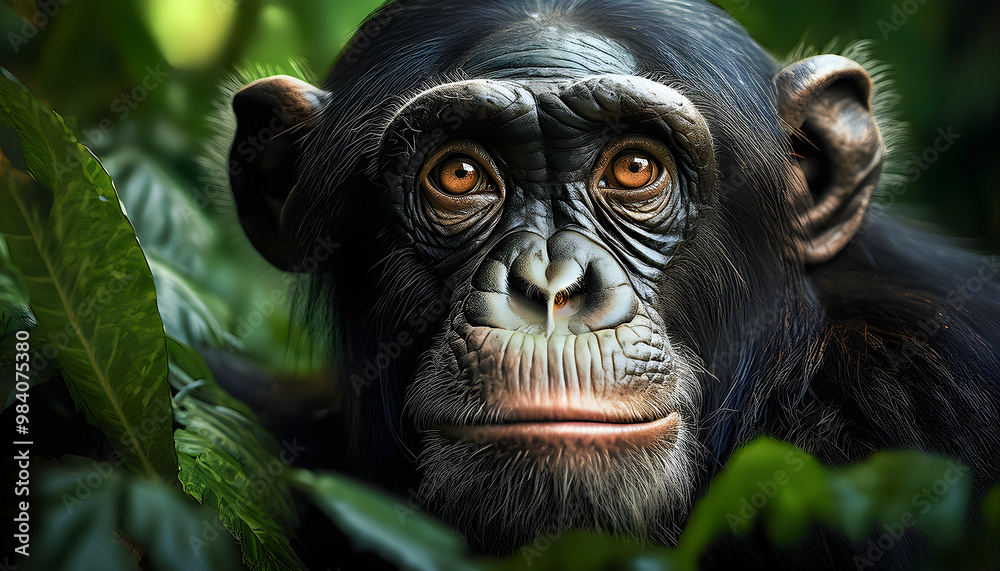Ojos y mirada de la naturaleza, Chimpancé, P. troglodytes. Animales, fauna, planeta Tierra, biodiversidad, Ecosistema Ojos y mirada de la naturaleza, Chimpancé, P. troglodytes. Animales, fauna, planeta Tierra, biodiversidad, Ecosistema