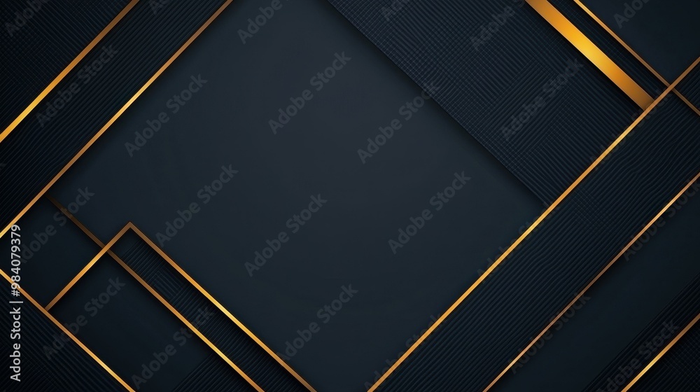 An elegant abstract design in black and gold, perfect for upscale branding and artistic projects. An elegant abstract design in black and gold, perfect for upscale branding and artistic projects.