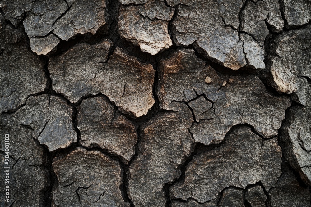 Close - up of tree bark texture showing deep ridges and natural cracks Close - up of tree bark texture showing deep ridges and natural cracks