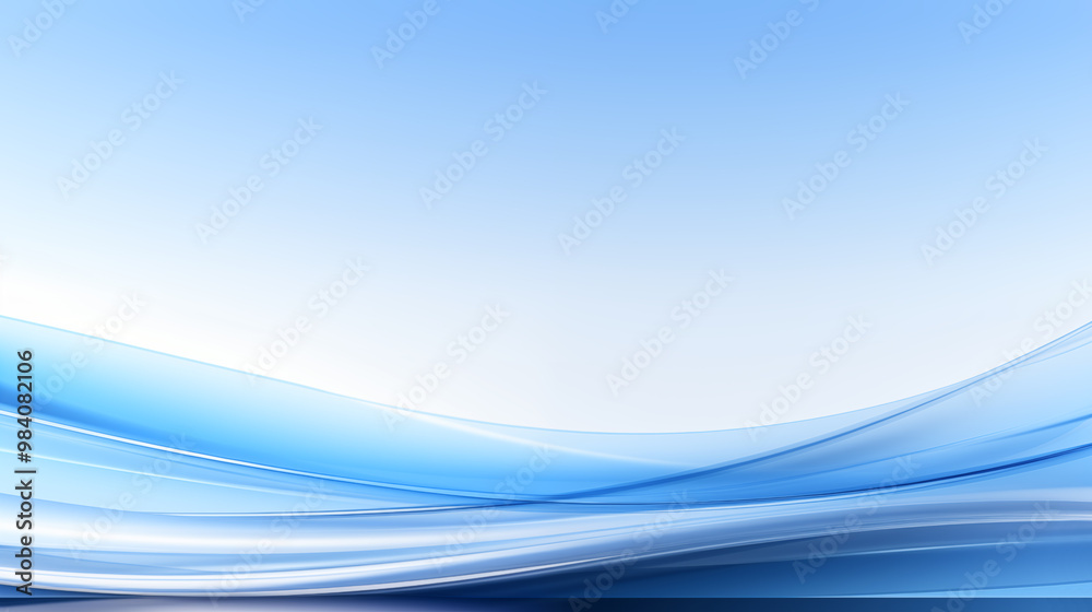 Abstract light blue wave curve business background Abstract light blue wave curve business background