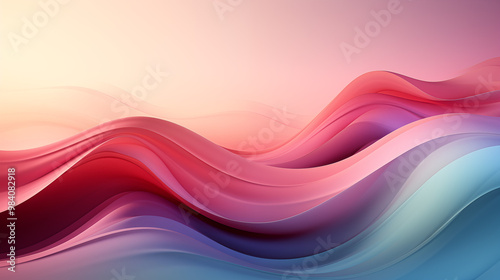 Soft pastel-colored background with smooth gradients in pink, purple, and mint, featuring subtle floral patterns and gentle waves, perfect for a calming and visually pleasing presentation 