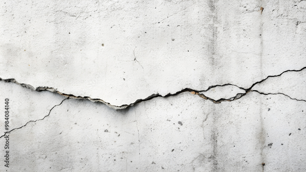 Obraz premium Concrete surfaces with visible cracks