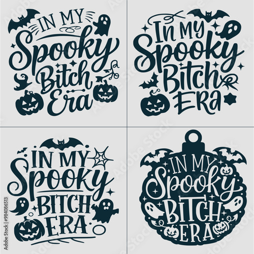 In My Spooky Bitch Era SVG, In My Spooky Bitch Era Svg, Halloween Svg , Halloween Png, Spooky Vibes, Halloween Vibes, Spooky Bitch