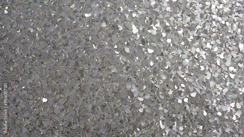 silver colored glittered abstract background