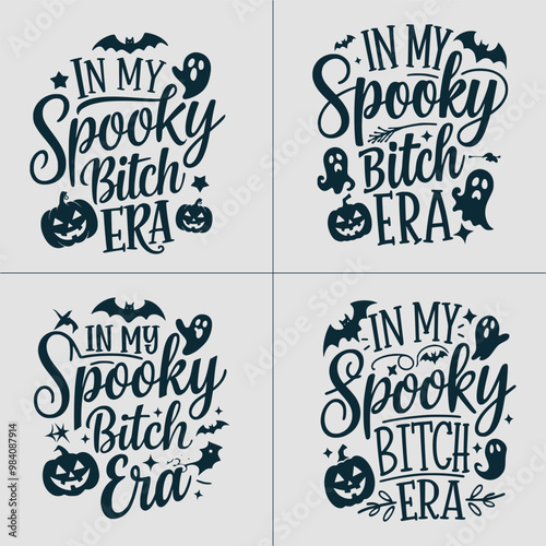 In My Spooky Bitch Era SVG, In My Spooky Bitch Era Svg, Halloween Svg , Halloween Png, Spooky Vibes, Halloween Vibes, Spooky Bitch