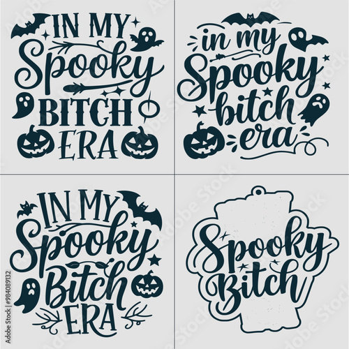 In My Spooky Bitch Era SVG, In My Spooky Bitch Era Svg, Halloween Svg , Halloween Png, Spooky Vibes, Halloween Vibes, Spooky Bitch