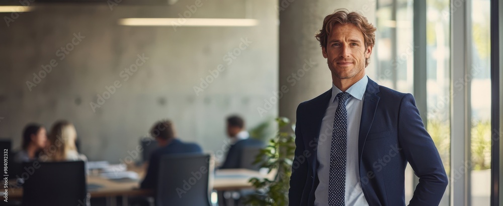 Fototapeta premium The Confident Business Man