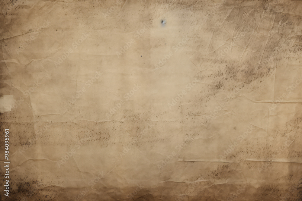 Processed collage of ancient scroll sheet of brown aged paper texture. Background for banner Processed collage of ancient scroll sheet of brown aged paper texture. Background for banner