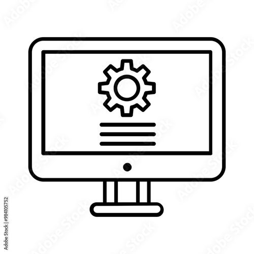 Loading icon vector. Update system illustration sign. Concept of upgrade application progress symbol or logo.