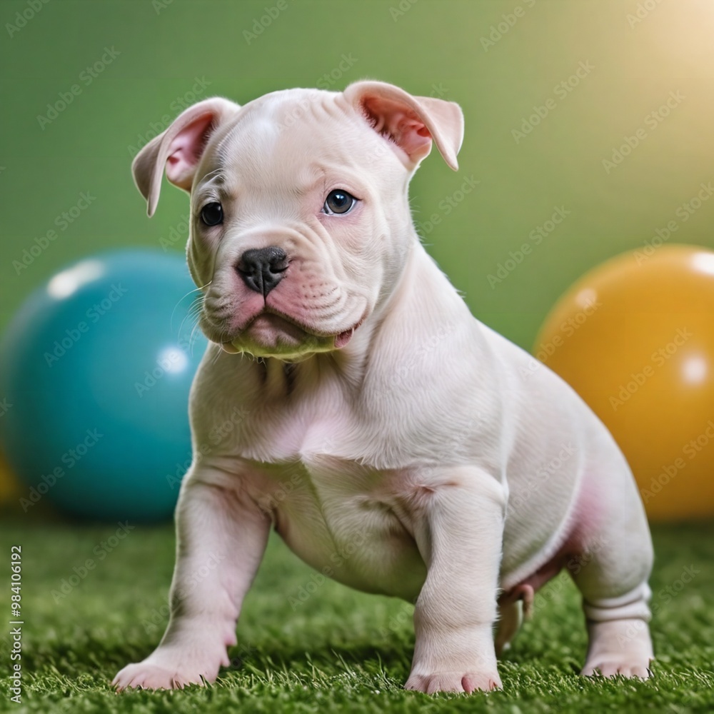 Fototapeta premium bulldog puppy003